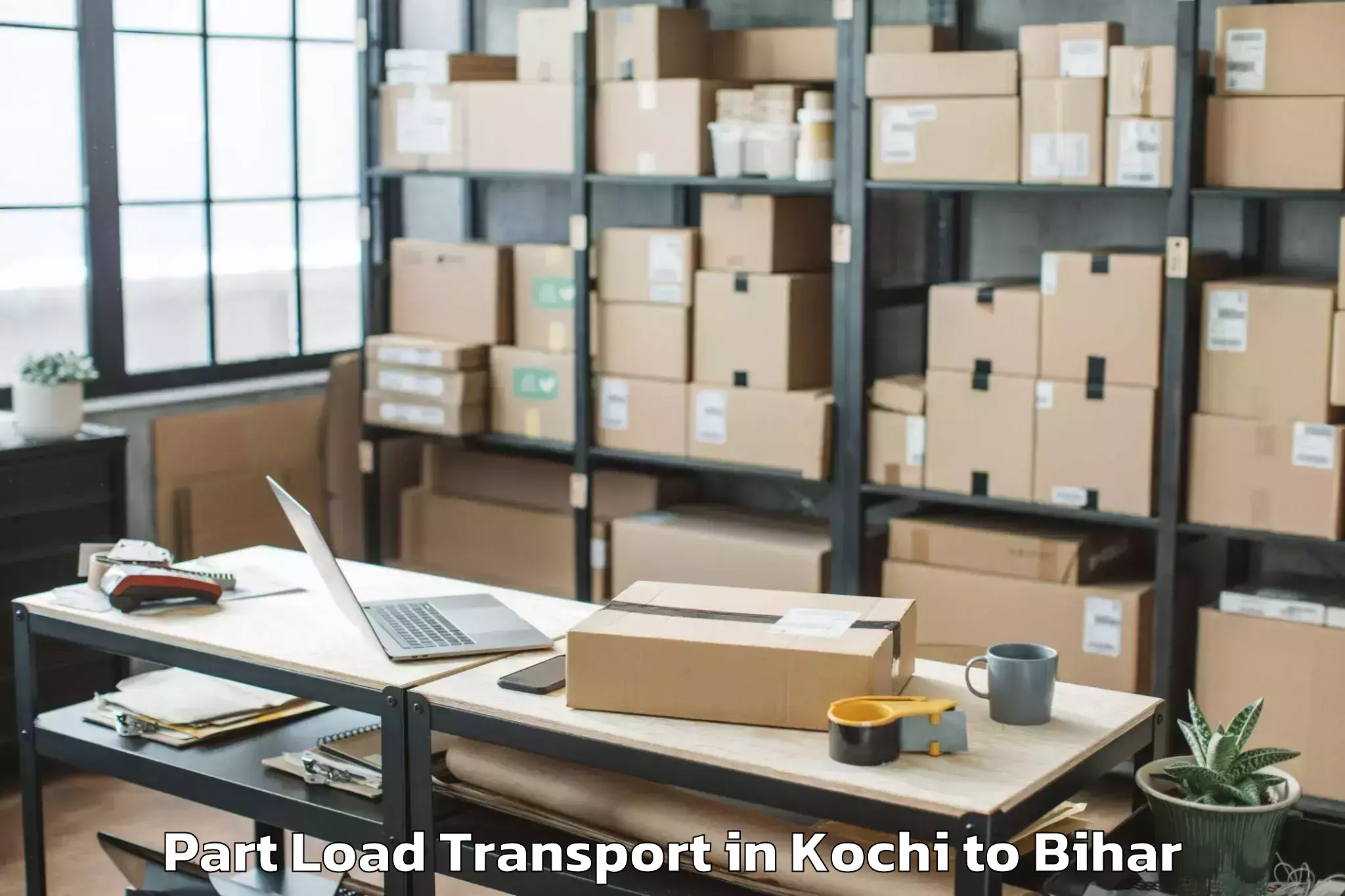 Book Kochi to Patepur Part Load Transport